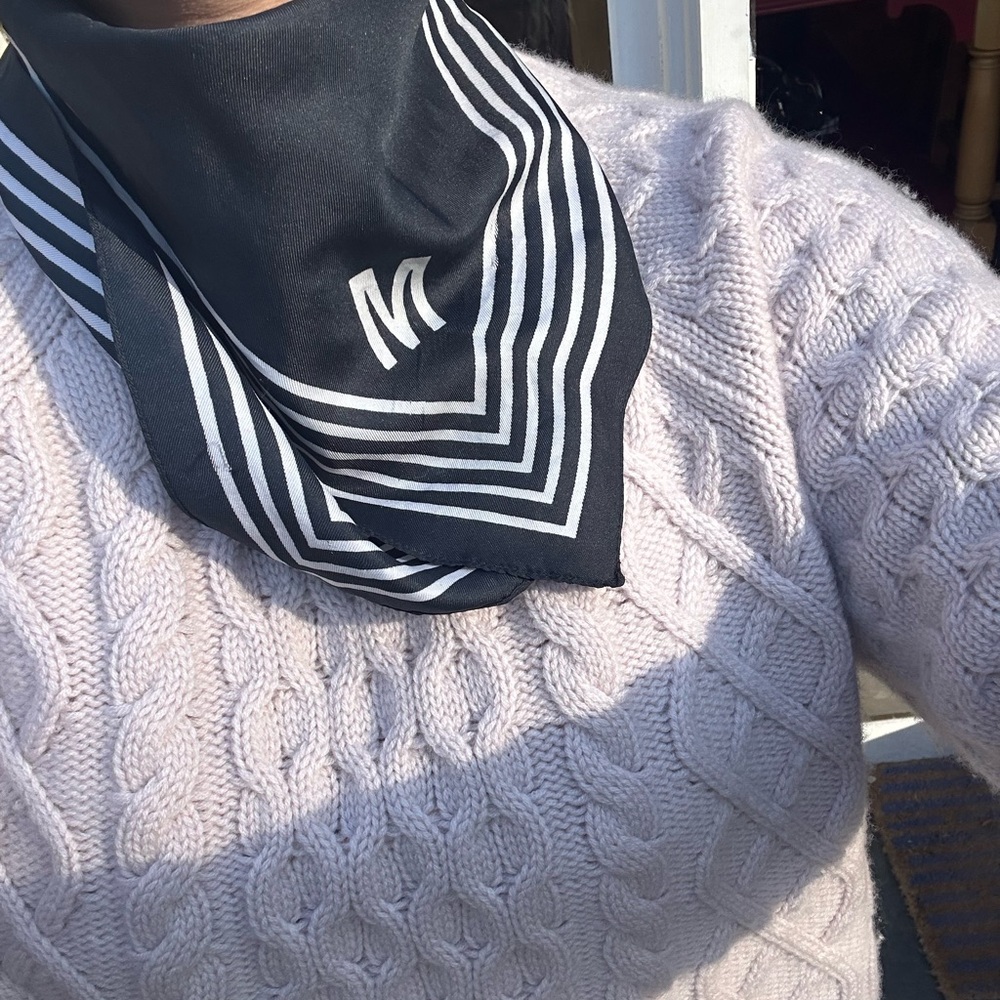 Vintage “M” scarf